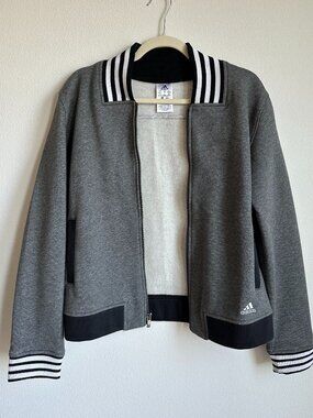 Adidas Grey Bomber Jacket